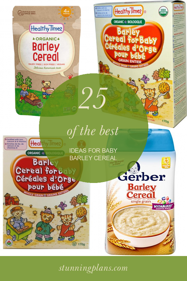 25 Of the Best Ideas for Baby Barley Cereal Home, Family, Style and